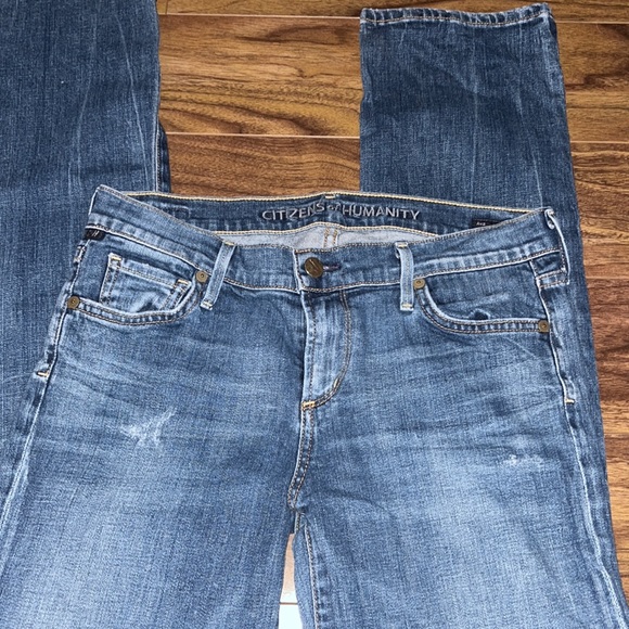 DONATED - Citizens of Humanity Ava Low Rise Straight Leg Size 29 EUC 29/33 - Picture 5 of 9
